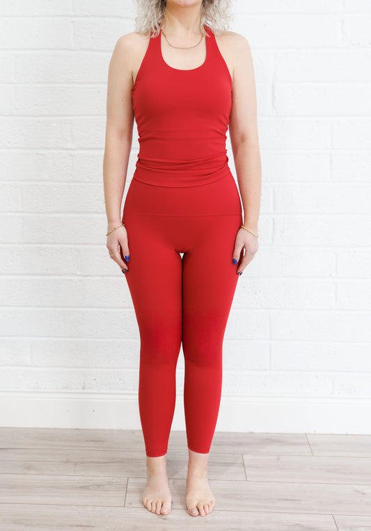Bold Hold Red Leggings