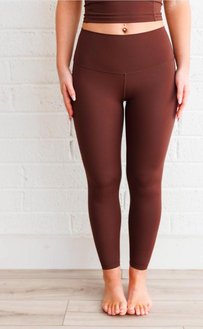 Free Flow Brown Leggings